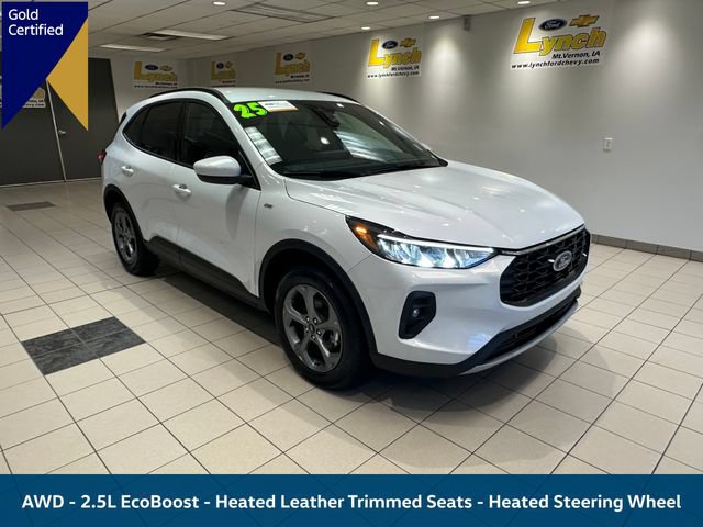 Certified 2025 Ford Escape ST-Line Select w/ Tech Pack #1 AWD/4WD 360° Tour