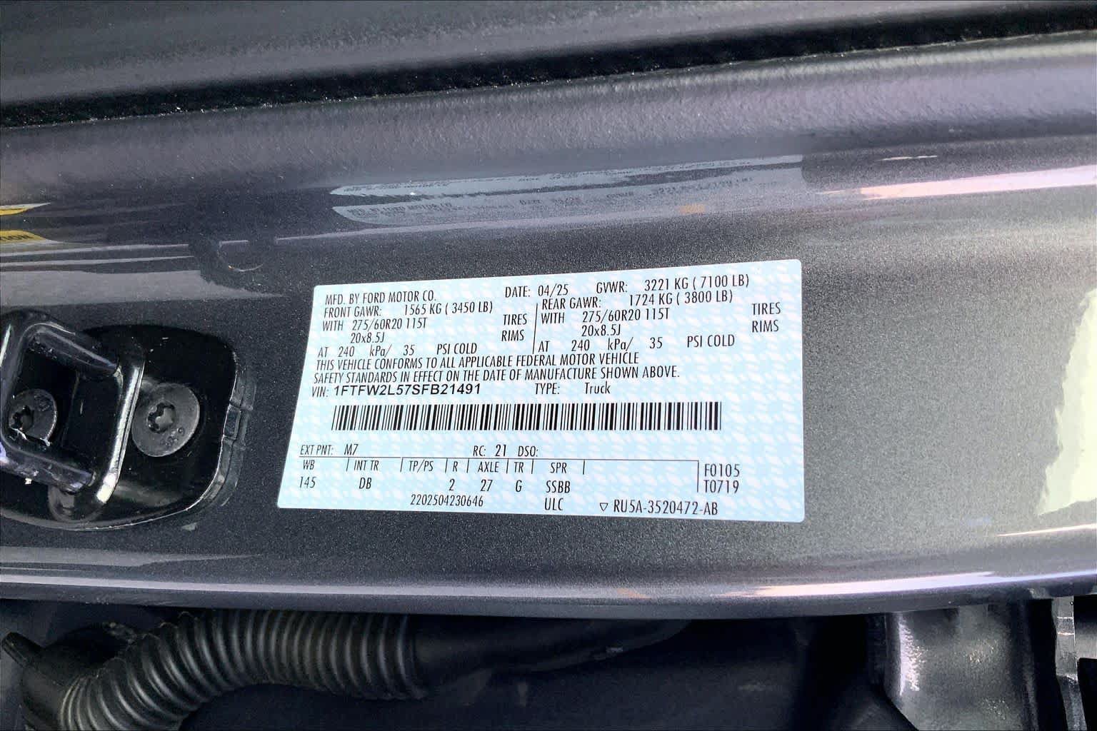 Certified 2025 Ford F150 STX w/ Equipment Group 200A AWD/4WD image 29