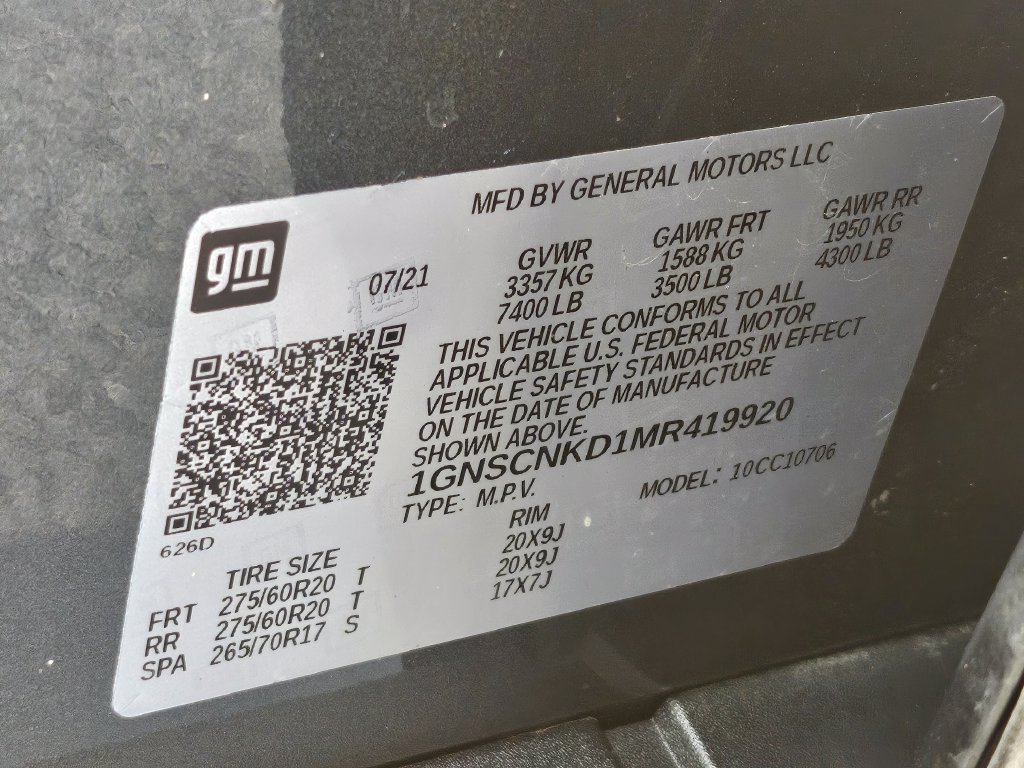 Used 2021 Chevrolet Tahoe LT RWD image 40
