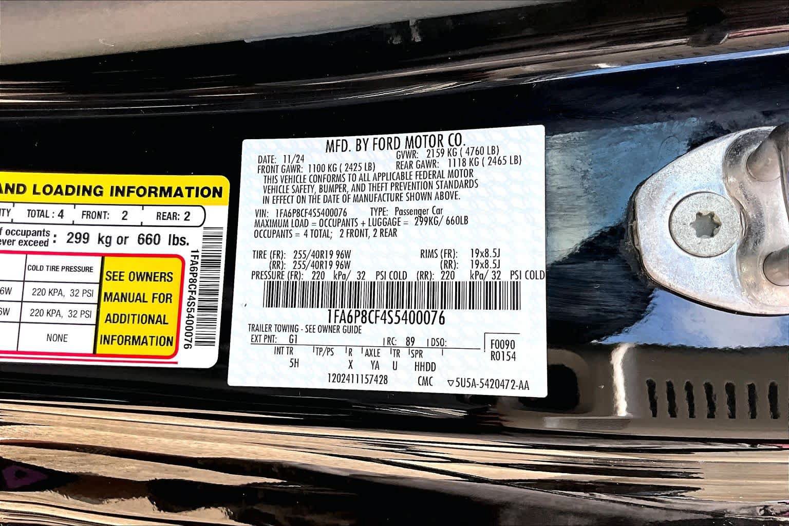 Certified 2025 Ford Mustang GT Premium RWD image 34