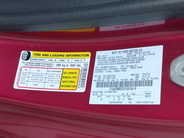 Certified 2025 Ford Mustang Dark Horse w/ Dark Horse Handlin Package RWD image 36
