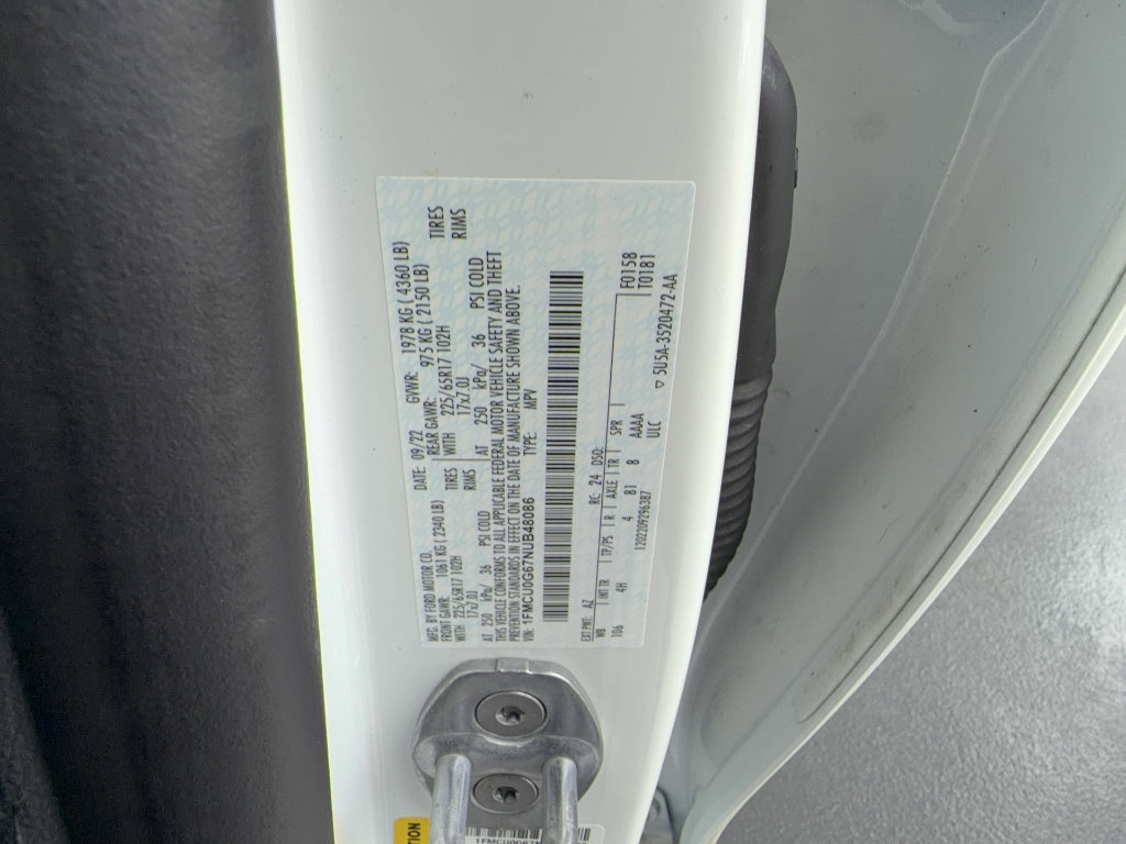 Certified 2022 Ford Escape SE FWD image 33