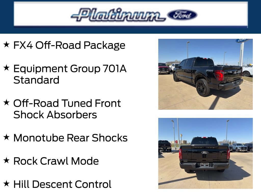 Certified 2025 Ford F150 Platinum w/ FX4 Off-Road Package image 22