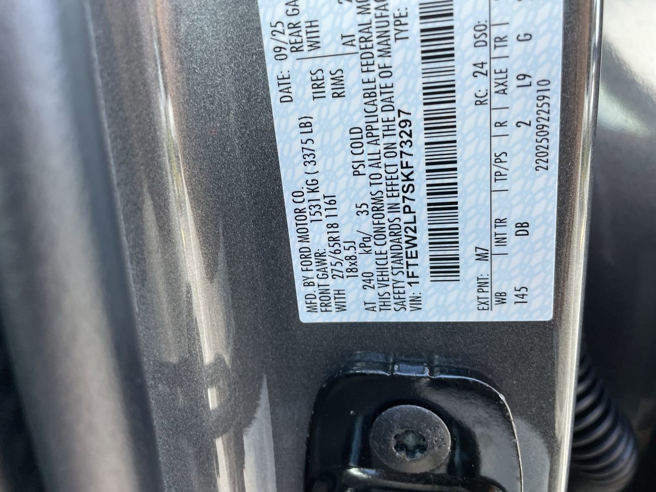 Certified 2025 Ford F150 STX AWD/4WD image 31