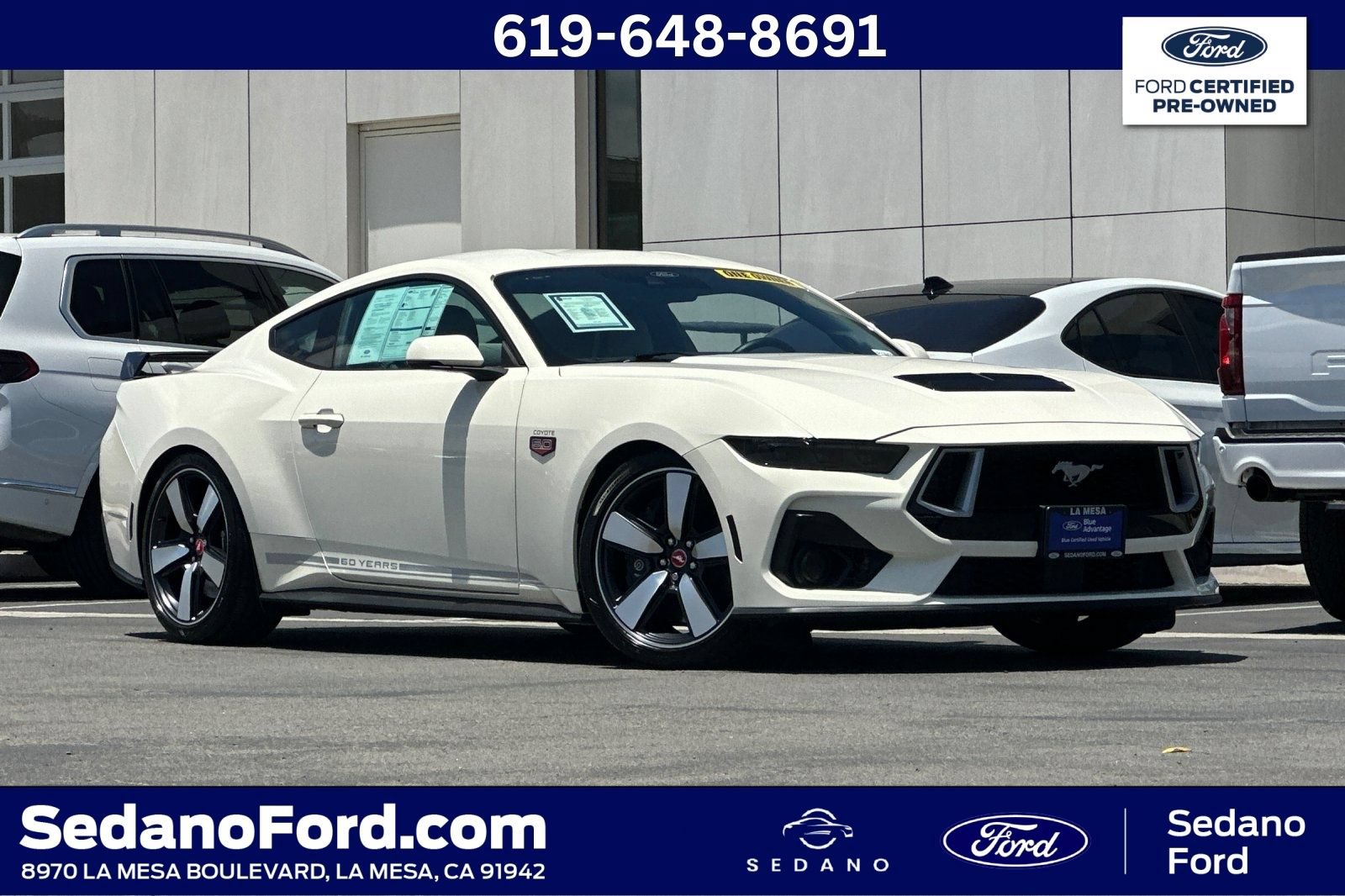 Certified 2025 Ford Mustang GT Premium w/ 60th Anniversary Package RWD video 1