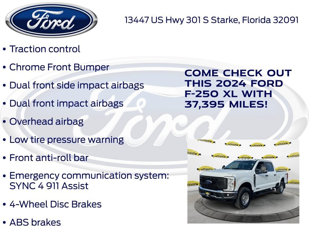 Certified 2024 Ford F250 XL w/ XL Off-Road Package AWD/4WD image 32