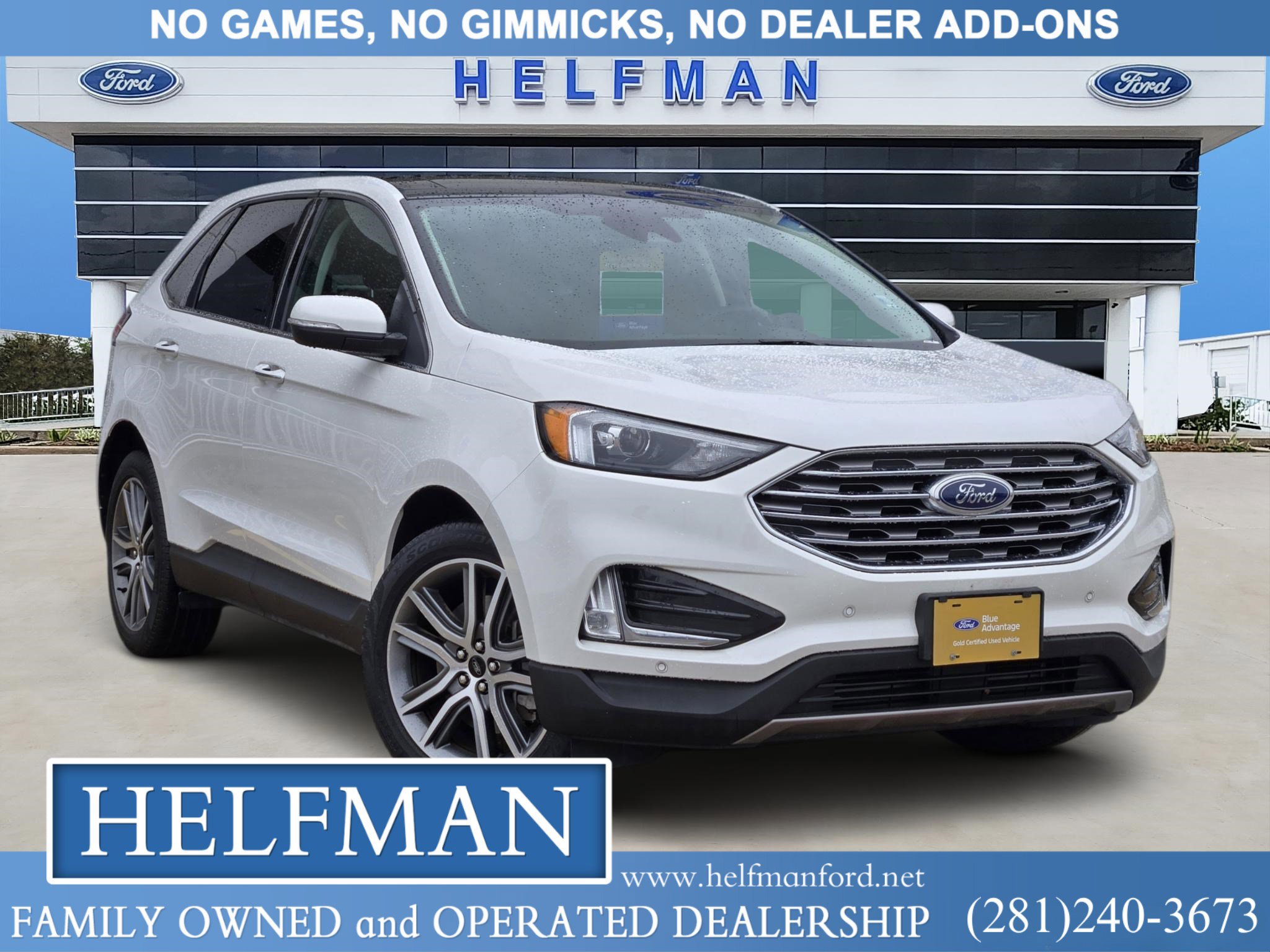 Certified 2023 Ford Edge Titanium w/ Class II Trailer Tow Package