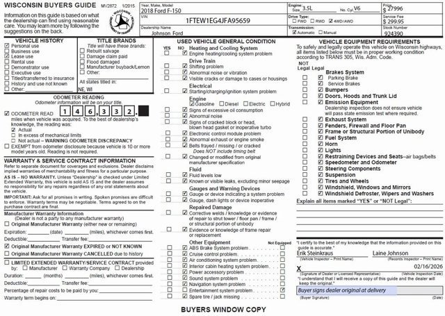 Certified 2018 Ford F150 Platinum w/ Equipment Group 701A Luxury image 22