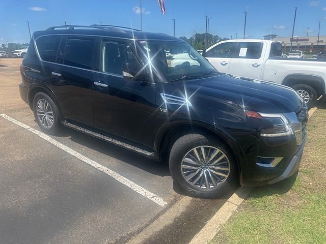 Used 2021 Nissan Armada SL w/ Captain's Chairs Package AWD/4WD image 1