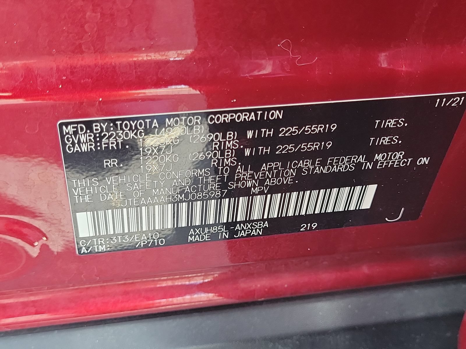 Used 2021 Toyota Venza Limited AWD/4WD image 32