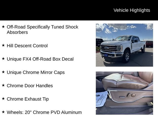 Certified 2023 Ford F350 King Ranch w/ Chrome Package AWD/4WD image 16