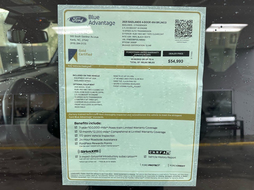 Certified 2025 Ford Bronco Badlands image 5