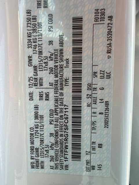 Certified 2025 Ford F150 Raptor AWD/4WD image 12