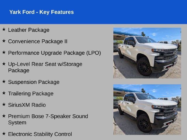Used 2019 Chevrolet Silverado 1500 LT Trail Boss AWD/4WD image 2