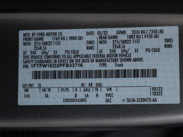 Certified 2023 Ford F150 Limited AWD/4WD image 32