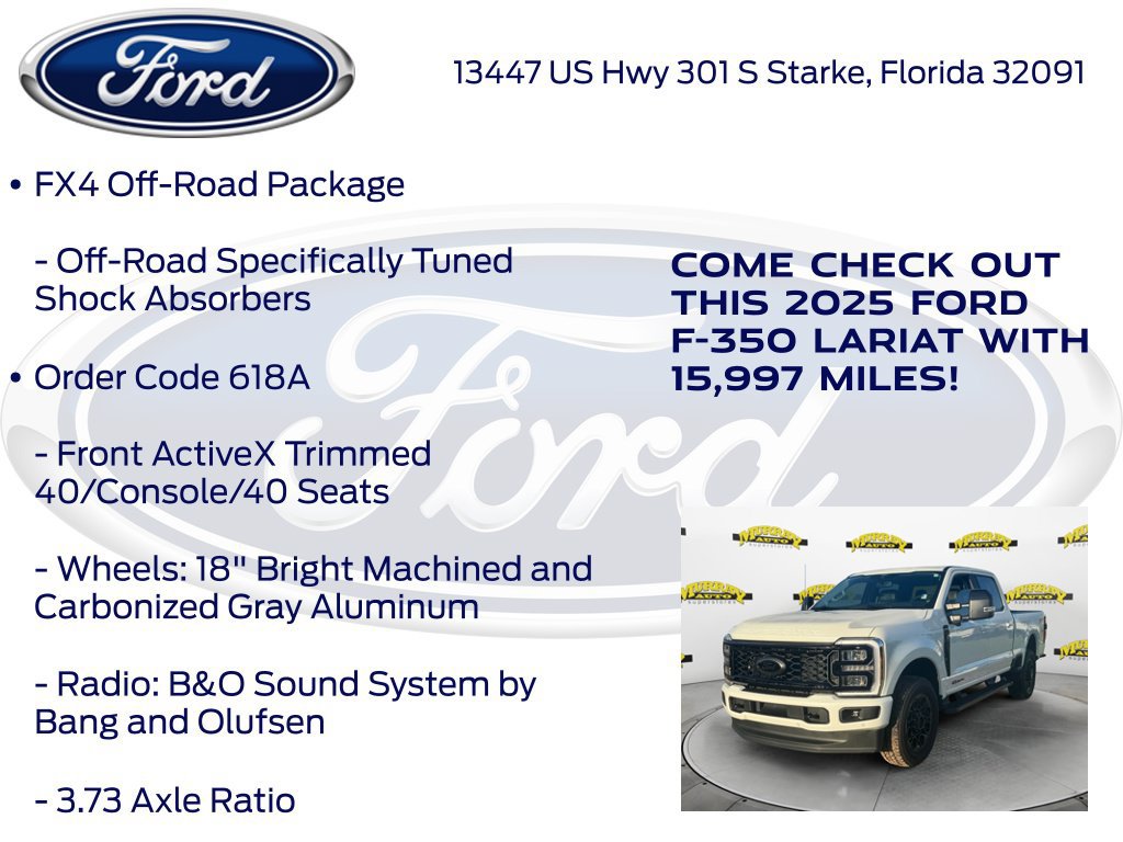 Certified 2025 Ford F350 Lariat w/ Lariat Ultimate Package AWD/4WD image 27