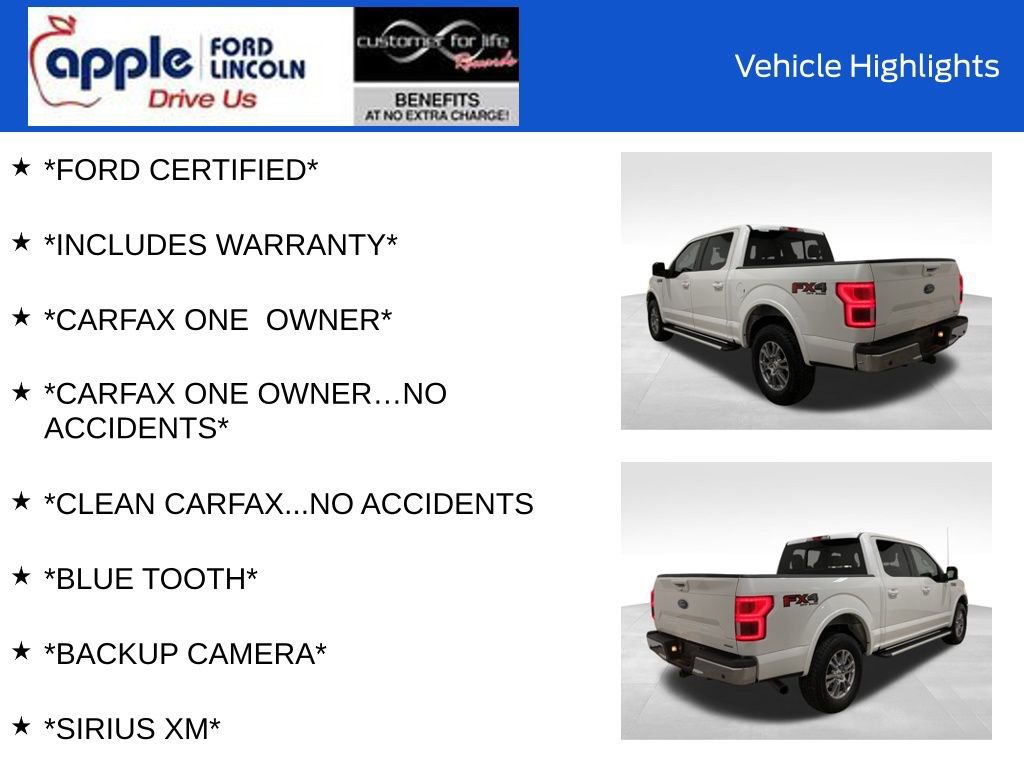 Certified 2019 Ford F150 Lariat w/ Equipment Group 501A Mid image 12