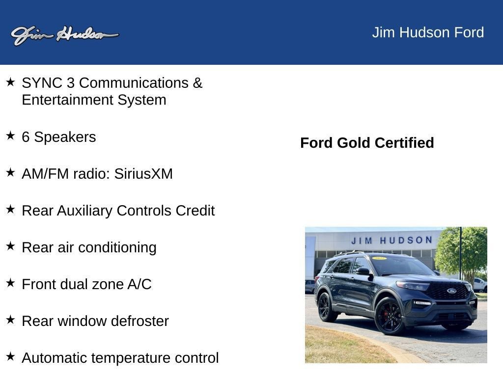 Certified 2022 Ford Explorer ST w/ Equipment Group 401A AWD/4WD image 13