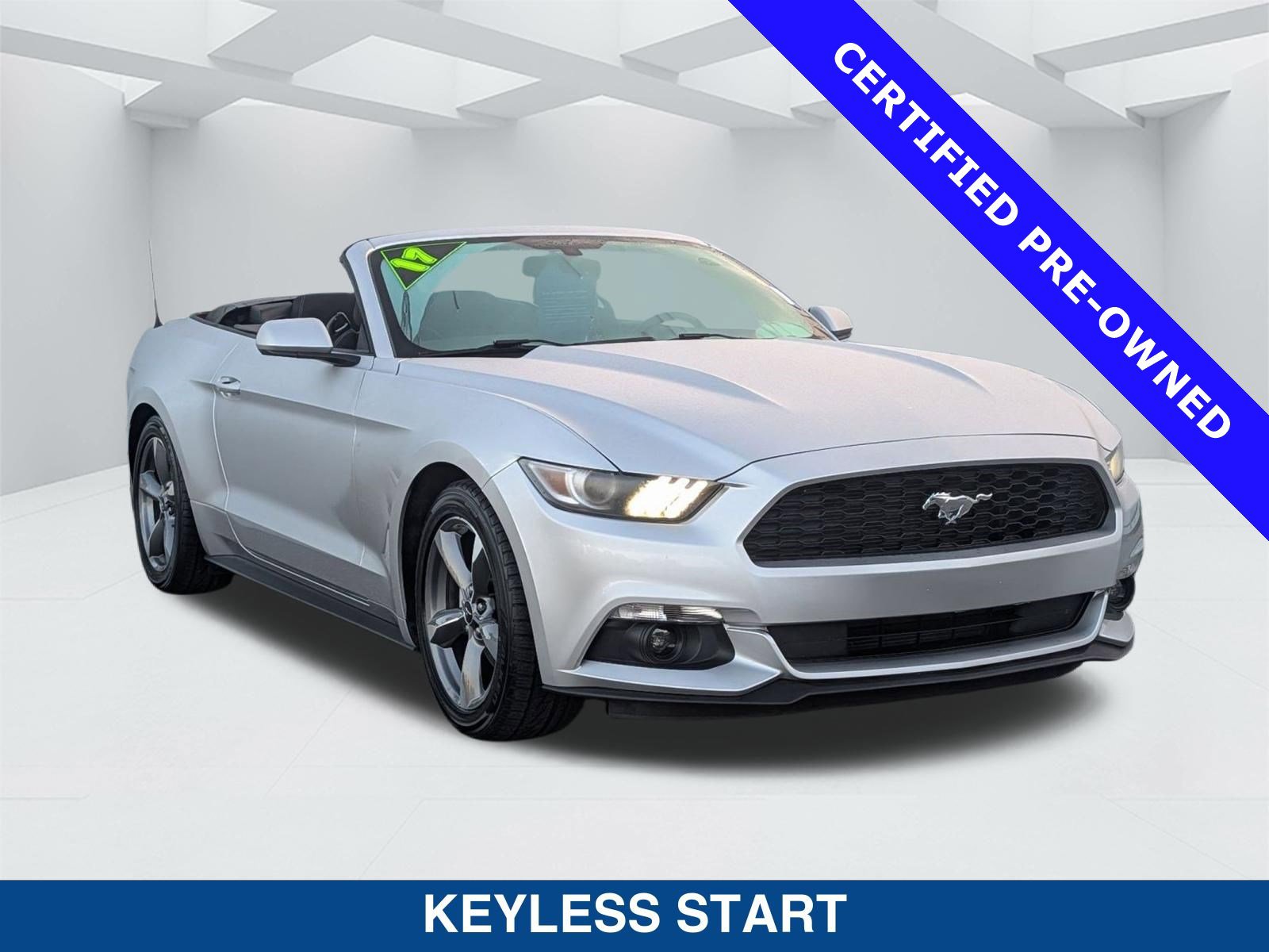 Certified 2017 Ford Mustang Convertible w/ Equipment Group 051A RWD image 2