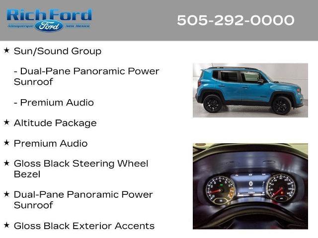 Used 2022 Jeep Renegade Altitude w/ Sun/Sound Group AWD/4WD image 26