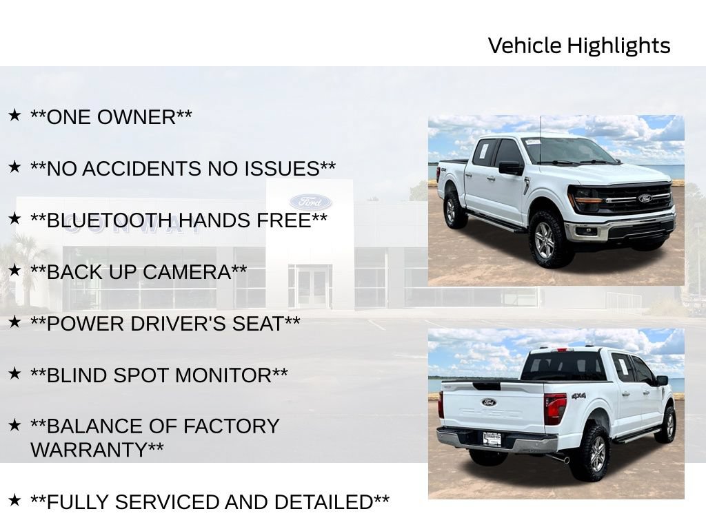 Certified 2025 Ford F150 XLT w/ Equipment Group 301A Standard AWD/4WD image 6