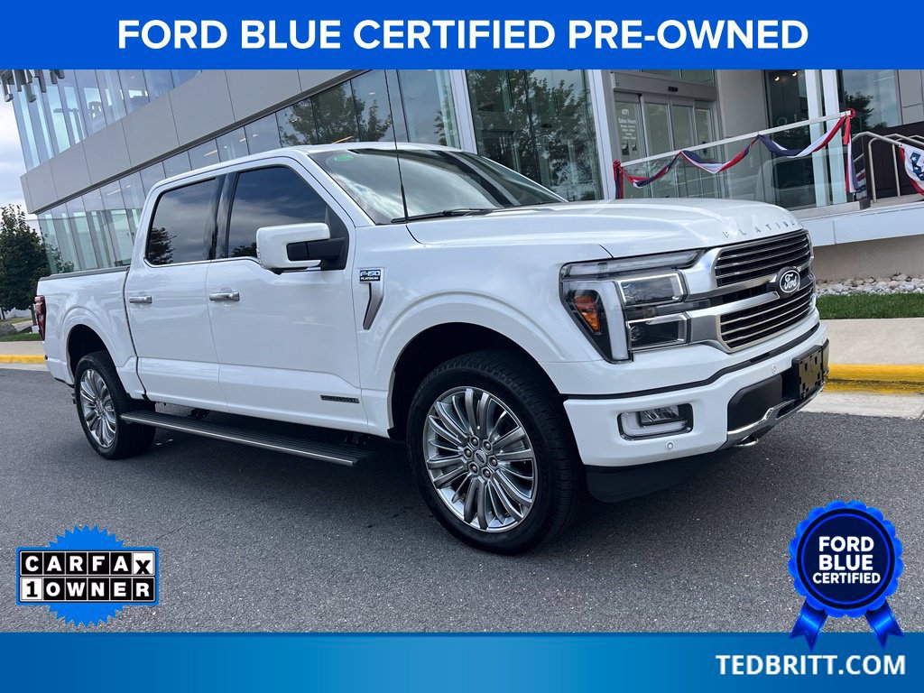 Certified 2024 Ford F150 Platinum w/ Equipment Group 703A Plus