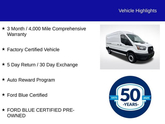 Certified 2024 Ford Transit 250 148 Medium Roof RWD image 5