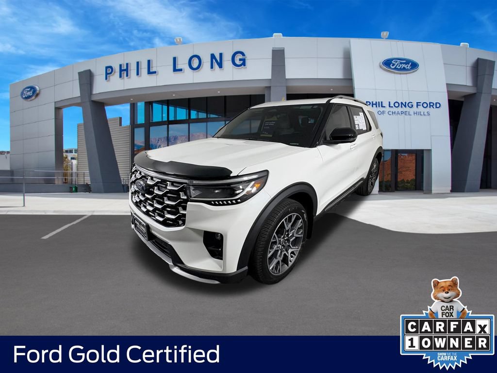 Certified 2025 Ford Explorer Platinum w/ Ultimate Package AWD/4WD image 1