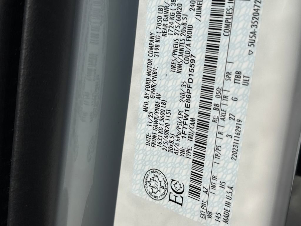 Certified 2023 Ford F150 Lariat w/ Equipment Group 502A High image 18