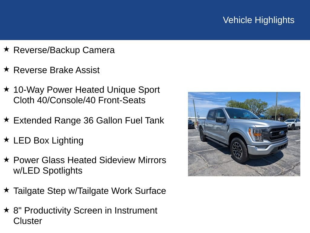 Certified 2022 Ford F150 XLT w/ Equipment Group 302A High AWD/4WD image 31