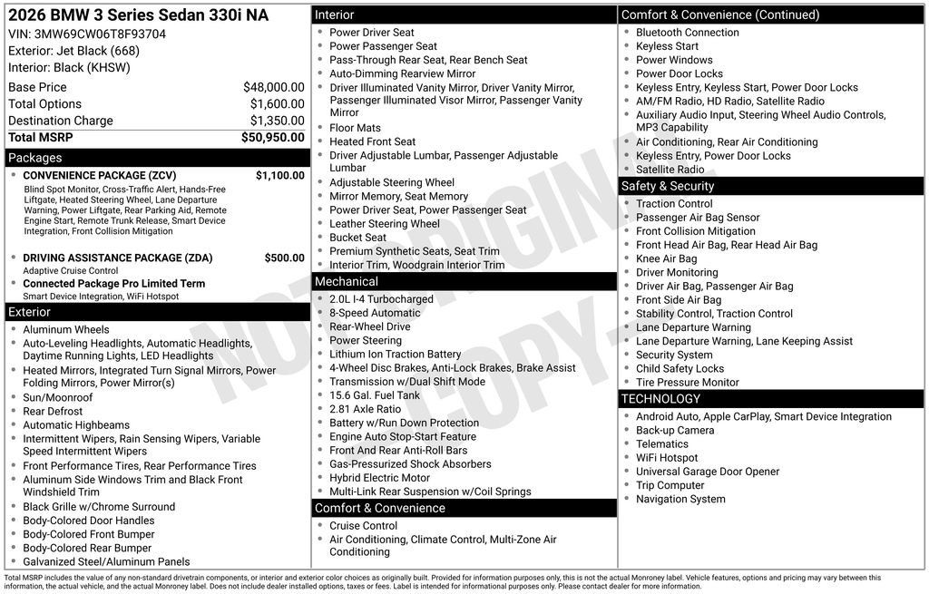 Used 2026 BMW 330i Sedan RWD image 5