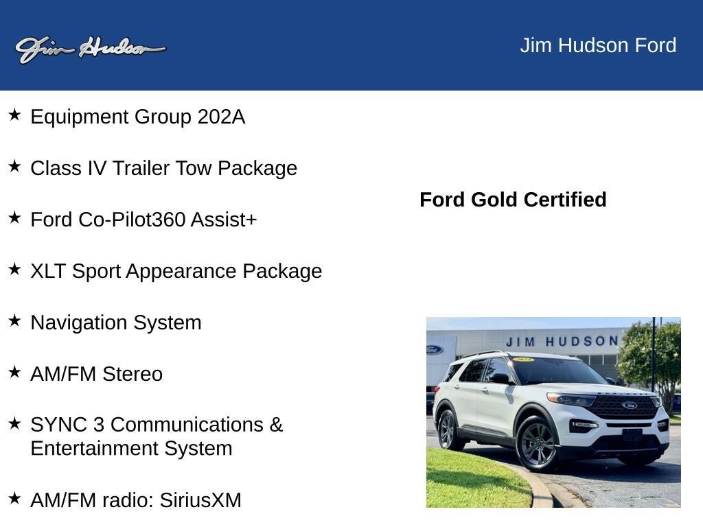 Certified 2024 Ford Explorer XLT w/ Equipment Group 202A RWD image 12