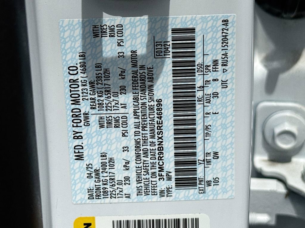 Certified 2025 Ford Bronco Sport Big Bend w/ Convenience Package AWD/4WD image 31