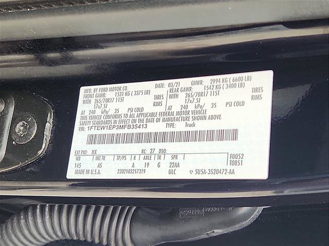 Certified 2021 Ford F150 XL w/ Equipment Group 101A High AWD/4WD image 23