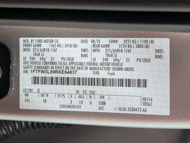 Certified 2024 Ford F150 XLT w/ Equipment Group 302A MID AWD/4WD image 31