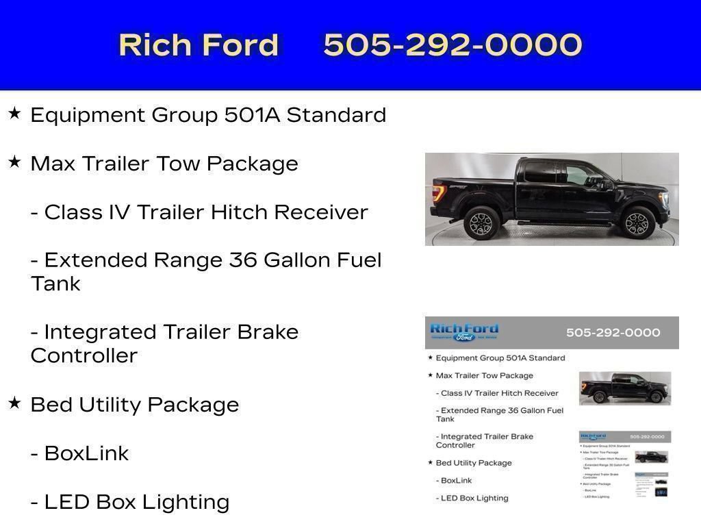 Certified 2023 Ford F150 Lariat w/ Max Trailer Tow Package AWD/4WD image 27
