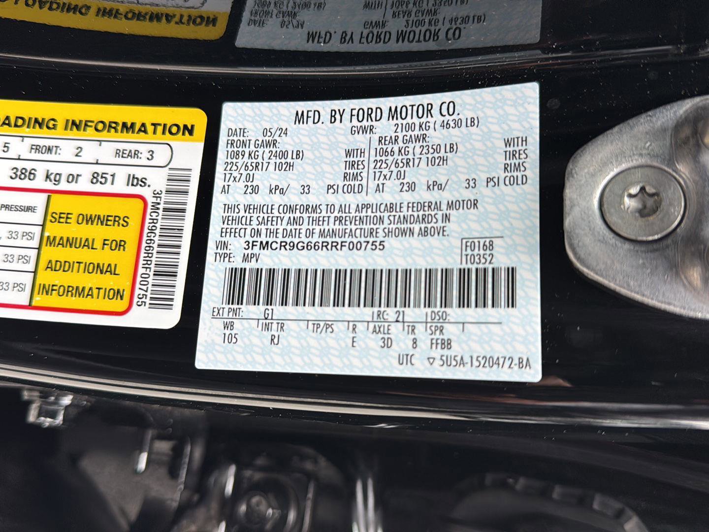 Certified 2024 Ford Bronco Sport Heritage image 34