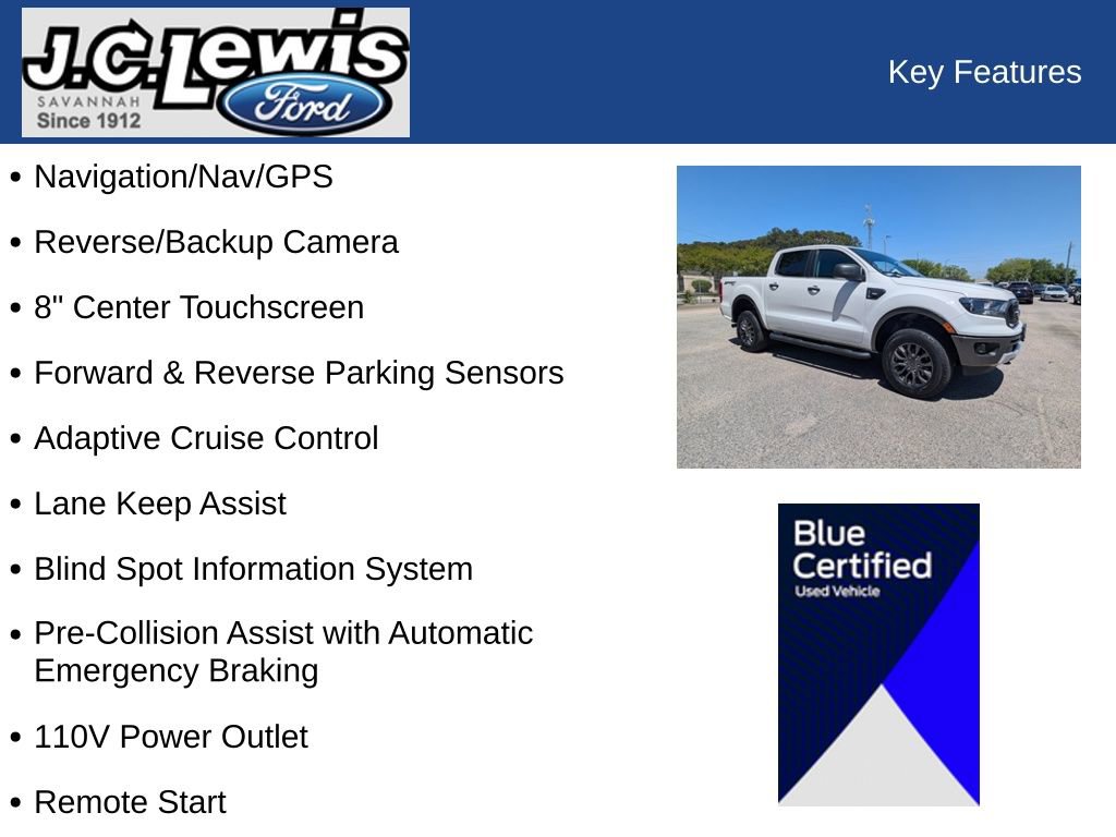Certified 2020 Ford Ranger XLT w/ Equipment Group 301A Mid AWD/4WD image 31