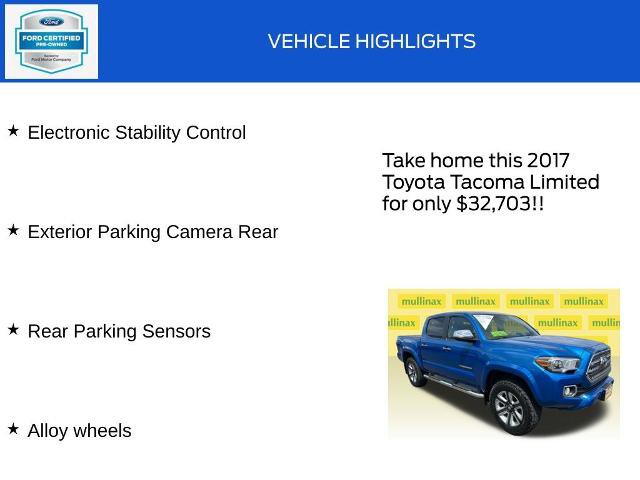 Used 2017 Toyota Tacoma Limited w/ Tow Package AWD/4WD image 19