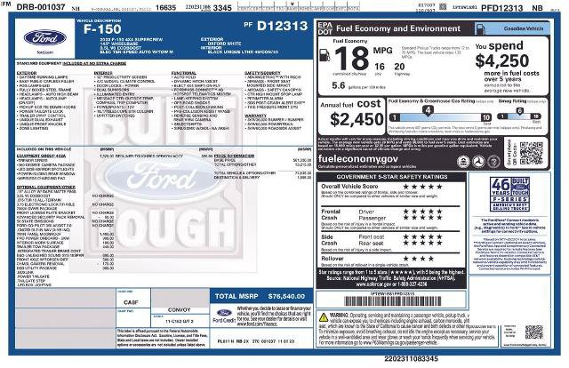 Certified 2023 Ford F150 Tremor w/ Equipment Group 402A High AWD/4WD image 9