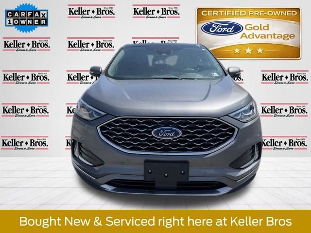 Certified 2021 Ford Edge Titanium w/ Equipment Group 301A AWD/4WD image 2