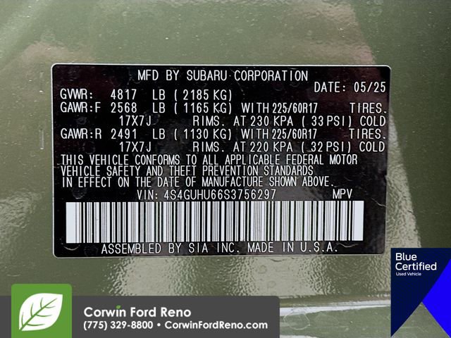 Used 2025 Subaru Crosstrek 2.5i Wilderness image 36