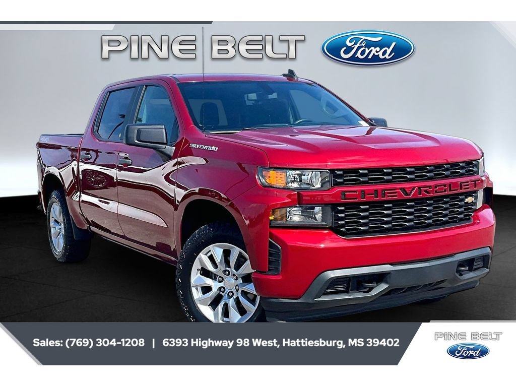 Used 2020 Chevrolet Silverado 1500 Custom w/ Custom Value Package AWD/4WD image 1