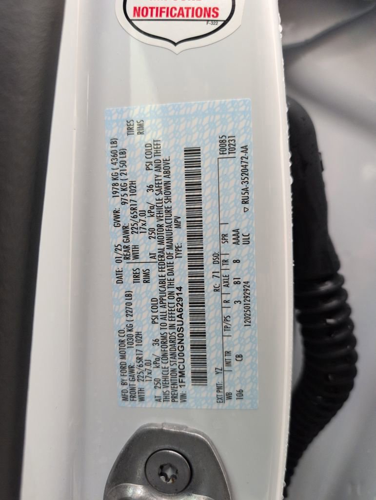 Certified 2025 Ford Escape Active image 48