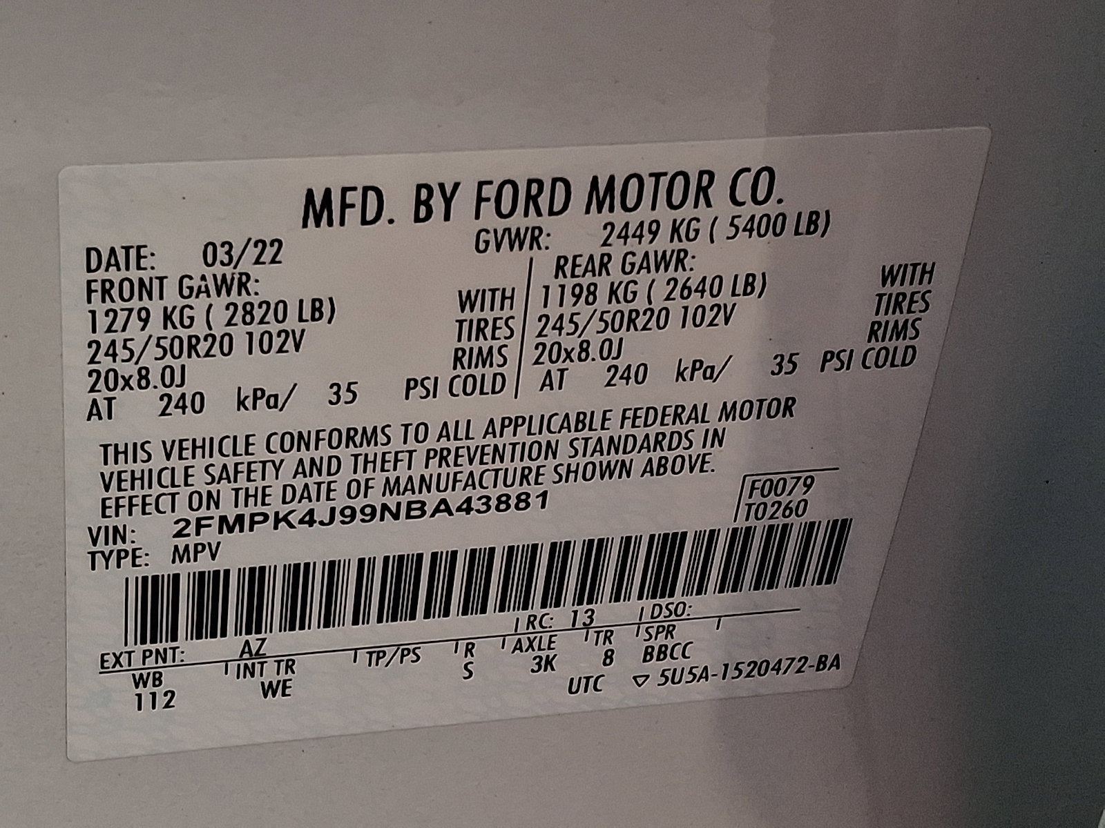 Certified 2022 Ford Edge ST-Line image 27