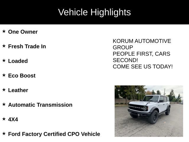 Certified 2024 Ford Bronco Wildtrak image 4