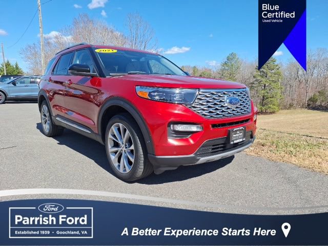 Certified 2021 Ford Explorer Platinum w/ Equipment Group 601A