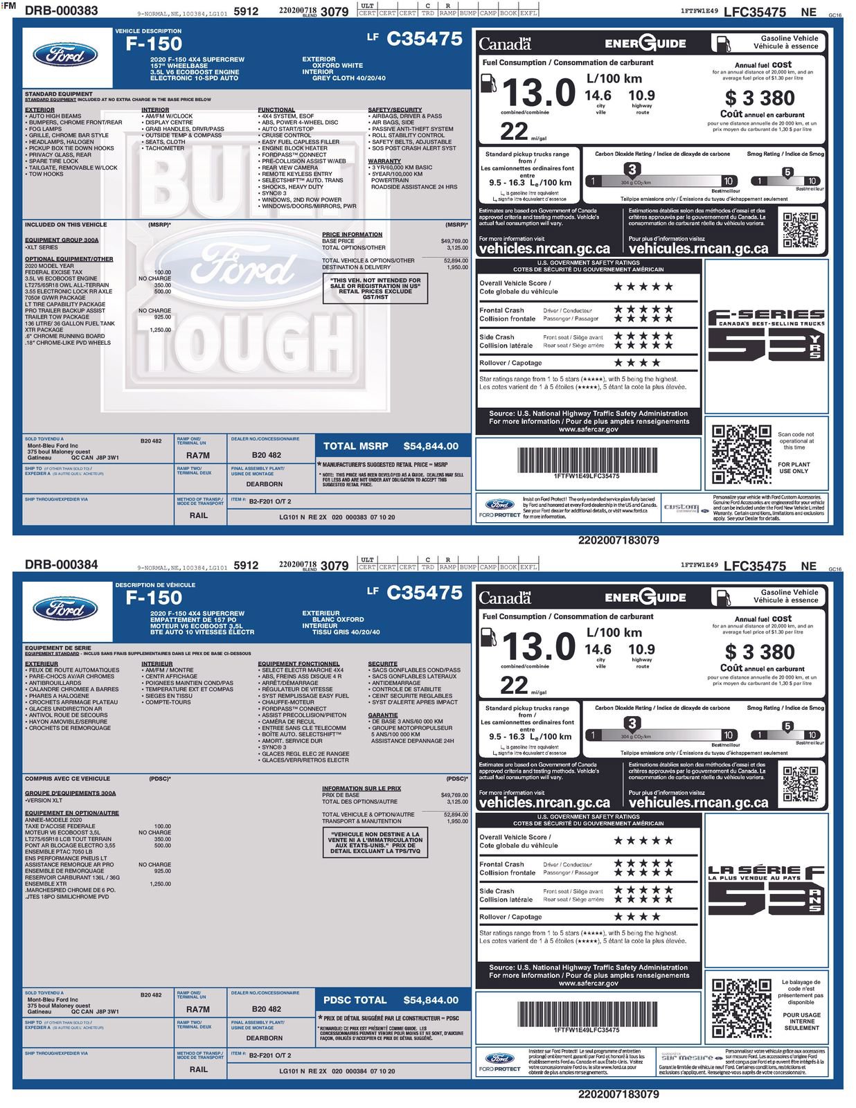 Certified 2020 Ford F150 XLT w/ XTR Package AWD/4WD image 4