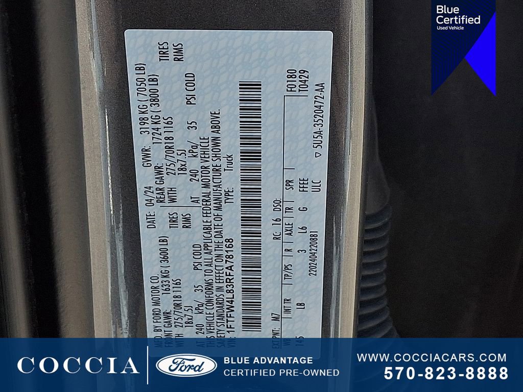 Certified 2024 Ford F150 Tremor AWD/4WD image 26