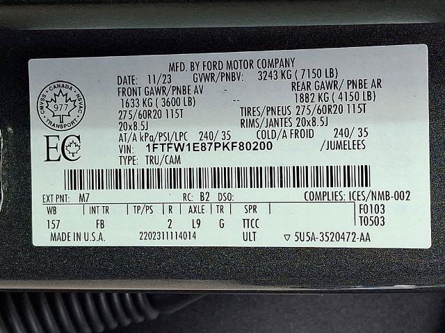 Certified 2023 Ford F150 XLT w/ Equipment Group 302A High AWD/4WD image 28